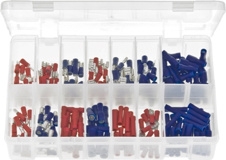 TERMINALS INSULATED - RED & BLUE (200) TERMINALS INSULATED - RED & BLUE (200)