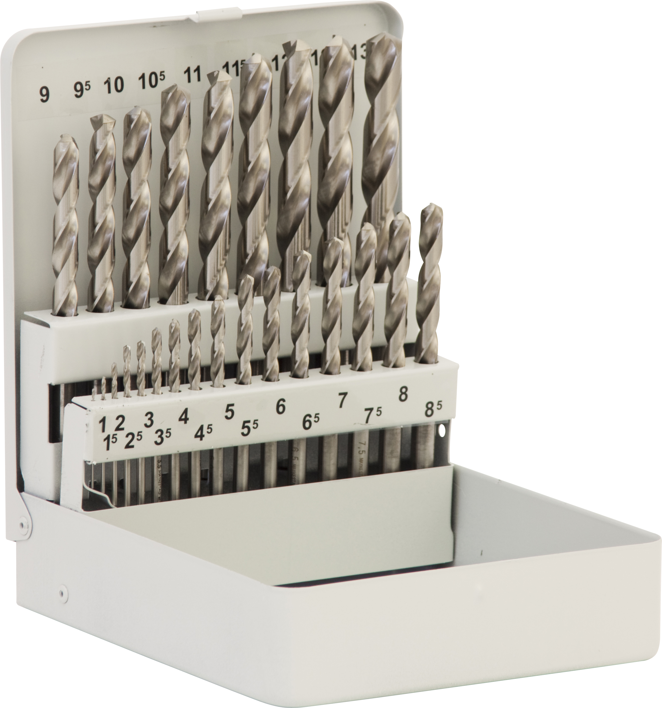 ALPEN HSS COBALT JOBBER DRILL SET 25 PIECE METRIC