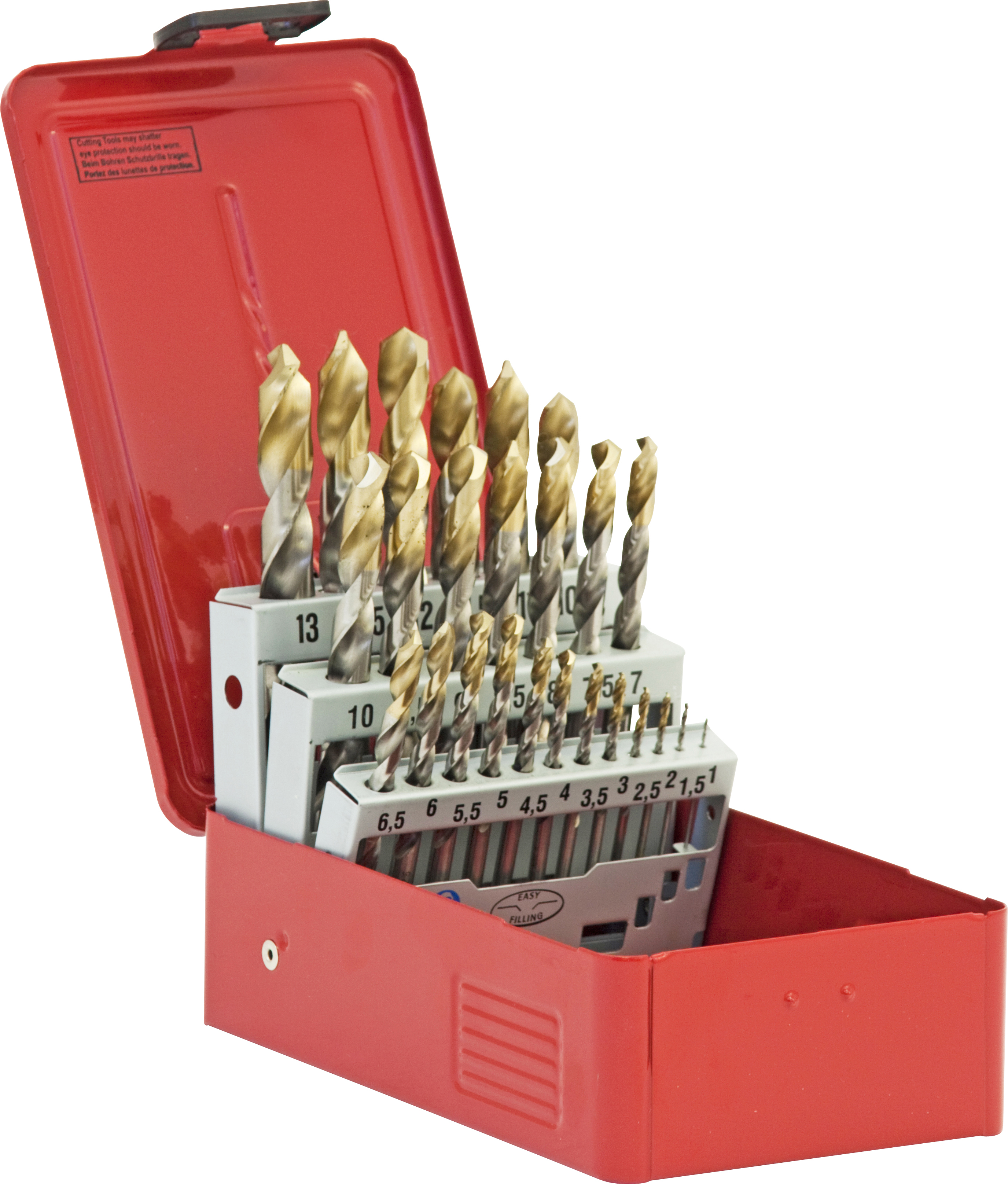 DORMER A002 HSS JOBBER DRILL SET 25 PIECE TWIST DRILL METRIC 204 DORMER A002 HSS JOBBER DRILL SET 25 PIECE TWIST DRILL METRIC 204