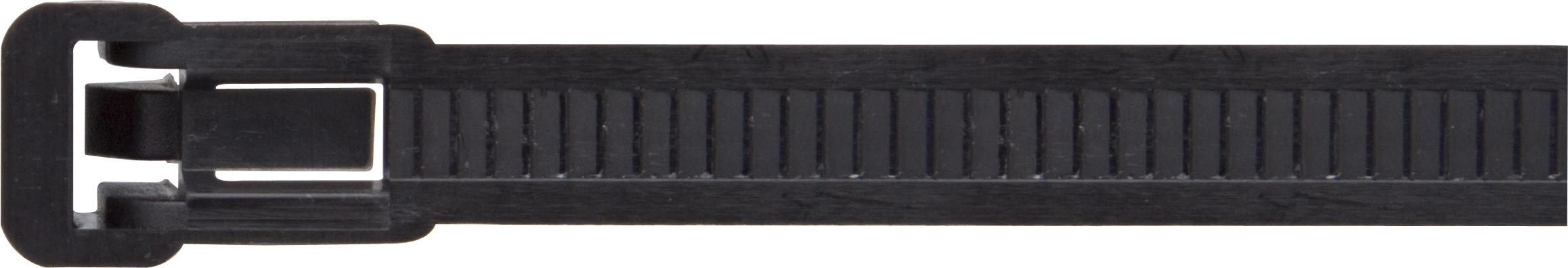 HELLERMAN TYTTON CABLE TIES 250MM x 7.5MM (100) BLACK RELEASABLE