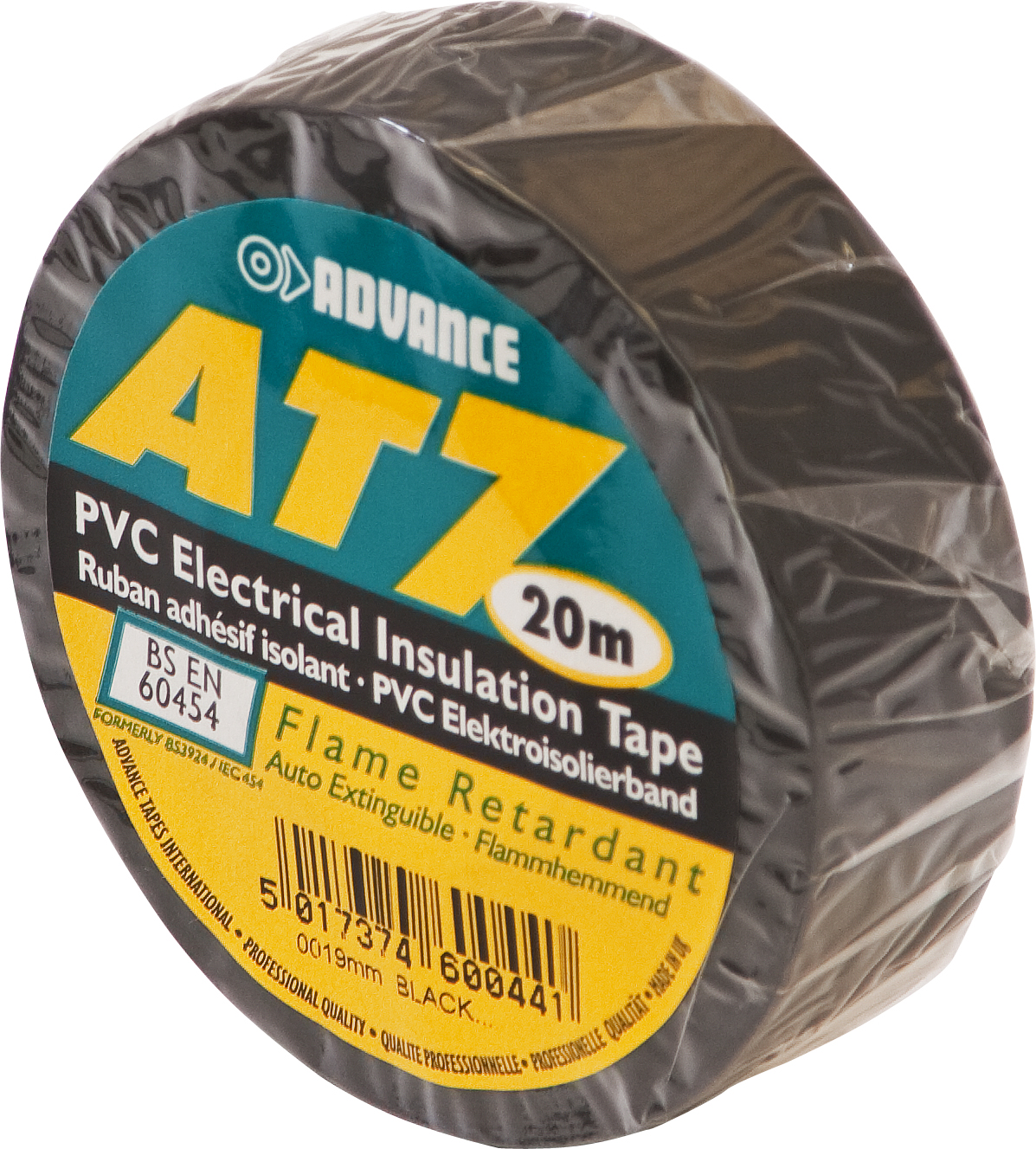 ADVANCE AT7 PVC INSULATION TAPE 19MM x20M (10) ADVANCE AT7 PVC INSULATION TAPE 19MM x20M (10)