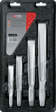 KS TOOLS FLAT CHISEL SET (4 PIECE SET) KS TOOLS FLAT CHISEL SET (4 PIECE SET)