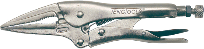 TENG POWER GRIP LOCKING PLIERS - LONG NOSE 100MM (4") TENG POWER GRIP LOCKING PLIERS - LONG NOSE 100MM (4")