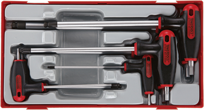 TENG T HANDLE HEX DRIVER SET (7 PIECE)