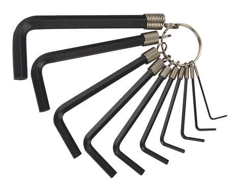 TENG HEX KEY WRENCH SET - IMPERIAL (10 PIECES)
