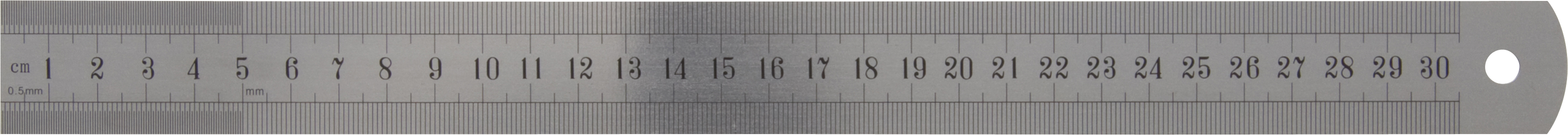 STEEL RULER 30CM 12" FLEXIBLE STAINLESS STEEL