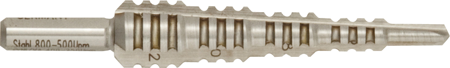 EXACT HSS STEP DRILL & MILLING CUTTER 4MM - 12MM IN 2MM STEPS