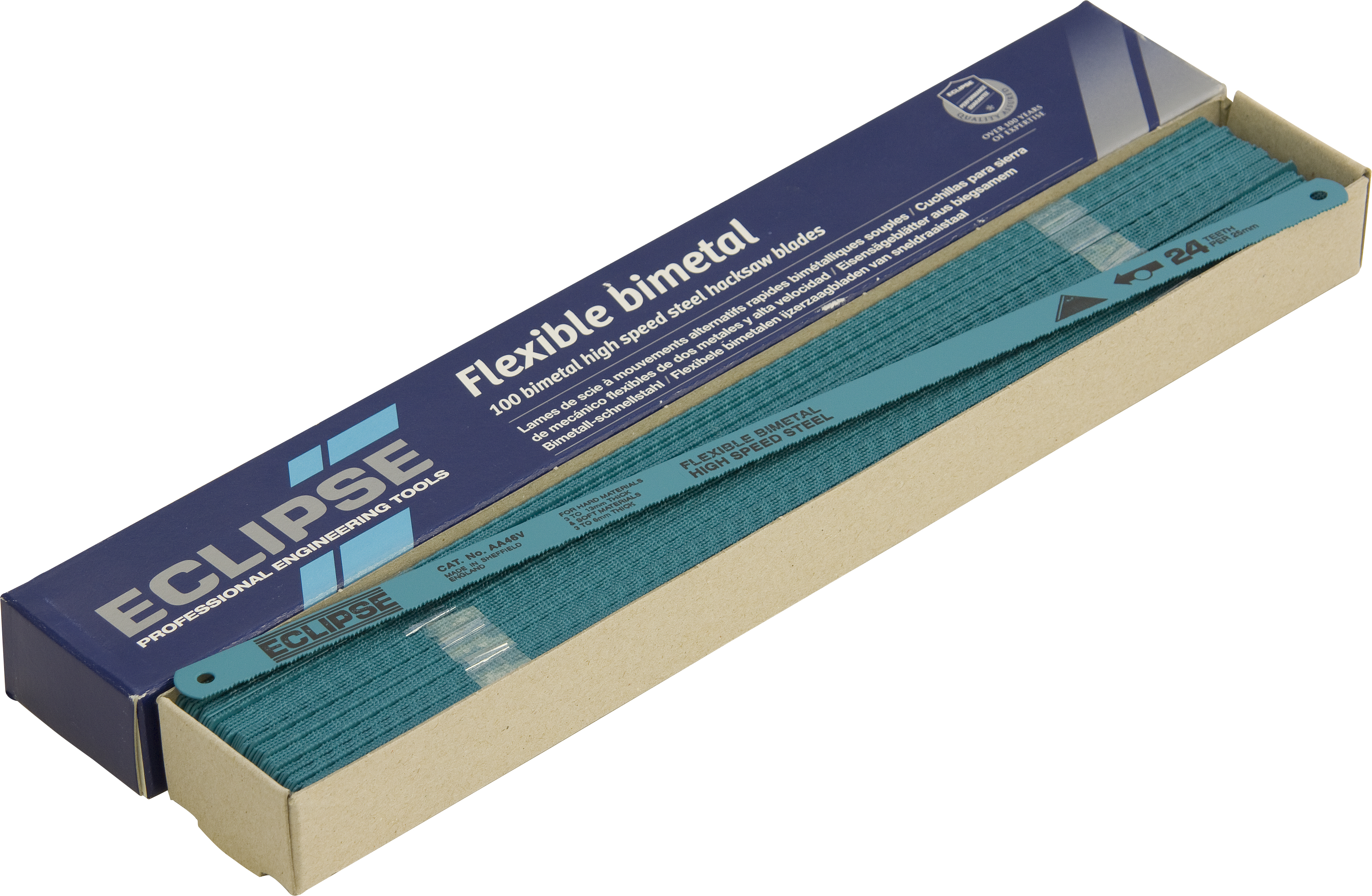 ECLIPSE HACK SAW BLADES 32TPI (100) FLEXIBLE BI-METAL HIGH SPEED ECLIPSE HACK SAW BLADES 32TPI (100) FLEXIBLE BI-METAL HIGH SPEED
