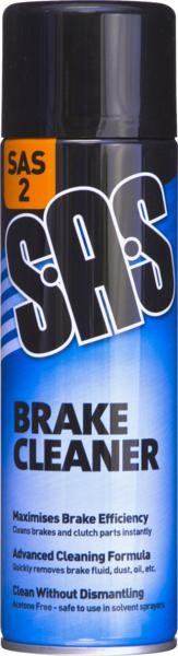 BRAKE & CLUTCH CLEANER SPRAY 500ML AEROSOLS (6) SAS2
